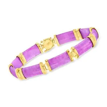 Elegant Good Fortune Jade Bracelet for Women in Gold