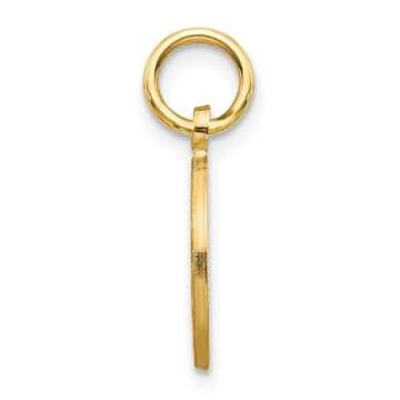 14K Solid Yellow Gold Star of David Jewish Magen Necklace Judaica Religious Chain Pendant Israel Charm 19mm x 12mm Only