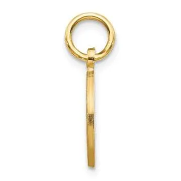 14K Solid Yellow Gold Star of David Jewish Magen Necklace Judaica Religious Chain Pendant Israel Charm 19mm x 12mm Only