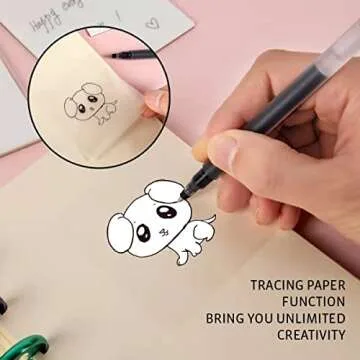 Transparent Sticky Notes Pad - 500 Sheets for Every Need