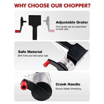 Innovative Cheese Grater with Handle for Easy Grating