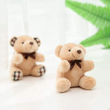 GK-O Cute Bear Plush Keychain 10CM - Whimsical Gift Idea