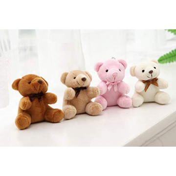 GK-O Cute Bear Plush Keychain 10CM - Whimsical Gift Idea