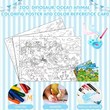 Giant Coloring Poster Set - Fun for All Ages