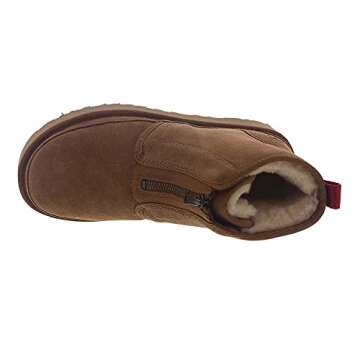 UGG Women's Neumel Platform Zip Fashion Boot, Chestnut, 10