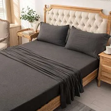 Jersey Knit Bed Sheet Set for Ultimate Sleep Comfort