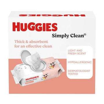 Huggies Simply Clean Fragrance-Free Baby Wipes for Every Clean-Up Needs