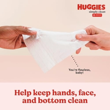 Huggies Simply Clean Fragrance-Free Baby Wipes for Every Clean-Up Needs