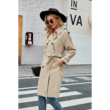Stylish Makkrom Women's Trench Coat for Every Season