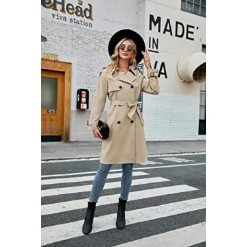 Stylish Makkrom Women's Trench Coat for Every Season