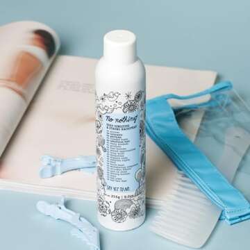 No nothing Very Sensitive Strong Hairspray - Fragrance Free Strong Styling and Finishing Spray, Hypoallergenic, Unscented Hair Spray 9 oz - KC Professional