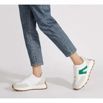 LUCKY STEP Women’s Stylish Platform Sneakers for Everyday Wear