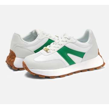 LUCKY STEP Women’s Stylish Platform Sneakers for Everyday Wear