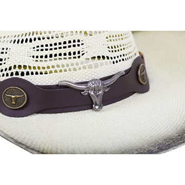 Stylish Livingston Woven Straw Cowboy Hat for All