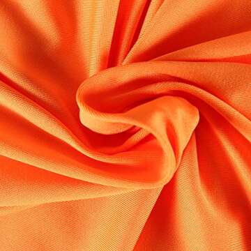 PRIMODA Women's Sexy Asymmetrical Spaghetti Strap Dress Square Neck Sleeveless Bodycon Midi Club Dress(Orange S)