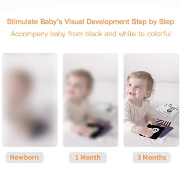 beiens High Contrast Baby Flashcards for Visual Development