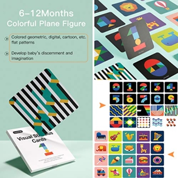 beiens High Contrast Baby Flashcards for Visual Development