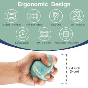 Mind & Body Stress Balls – Tri-Density Hand Therapy