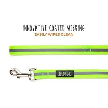 Mighty Paw Waterproof Dog Leash with Reflective Safety Stripe