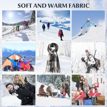 MuroMucci Heated Scarf for Women Rechargeable Neck Warmer