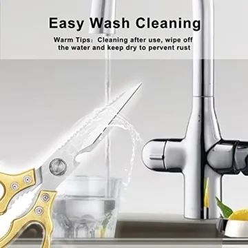 AWINJOY Heavy Duty Kitchen Scissors for Versatile Cooking
