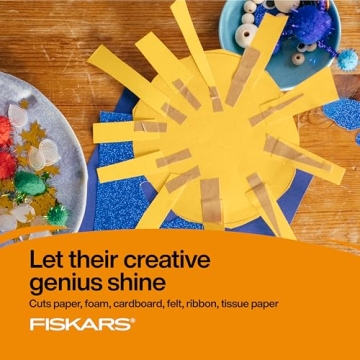 Fiskars Blunt-Tip Kids Scissors 3-Pack Safe Durable Crafting