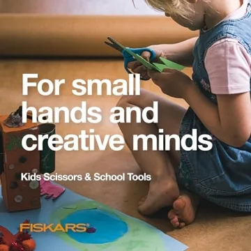 Fiskars Blunt-Tip Kids Scissors 3-Pack Safe Durable Crafting