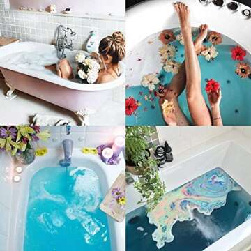 Mica Powder for Bath Bombs [0.18 oz 24 Bags], Cosmetic Grade Soap Making Colorant Pigments for Candle Making, Blush, Eye Shadow, Craft Projects, Nail Art, Resin Jewelry, Blush, Craft Projects