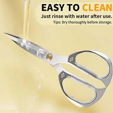 Newness Kitchen Shears - Durable Stainless Steel Scissors