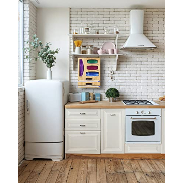 Orikithem 6-in-1 Foil and Plastic Wrap Organizer