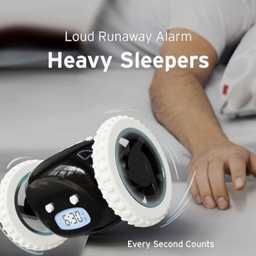 Loud Alarm Clock for Heavy Sleepers – CLOCKY
