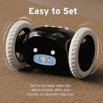 Loud Alarm Clock for Heavy Sleepers – CLOCKY