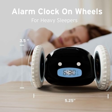 Loud Alarm Clock for Heavy Sleepers – CLOCKY