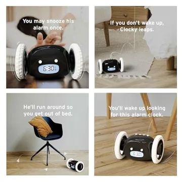 Loud Alarm Clock for Heavy Sleepers – CLOCKY