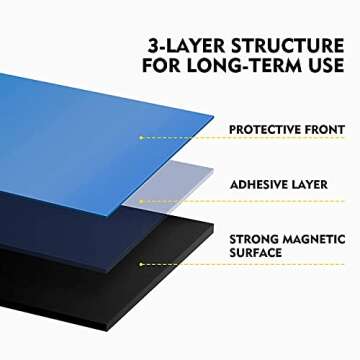 Magicfly Adhesive Magnet Sheets 4 x 6 Inch, 15 Pack Flexible Magnetic Sheets with Adhesive Backing for Photos, Crafts and Die Storage, Easy Peel & Stick