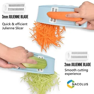 NACOLUS 5 in 1 Mandoline Slicer for Efficient Meal Prep