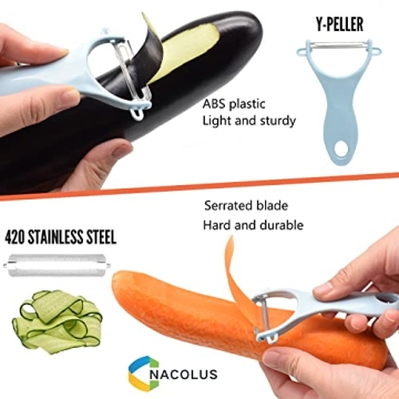 NACOLUS 5 in 1 Mandoline Slicer for Efficient Meal Prep