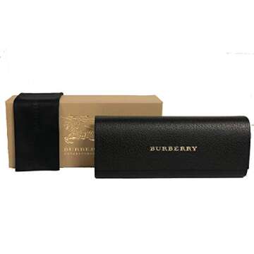 BURBERRY Astrid BE4343 Black/Dark Grey Sunglasses Bundle