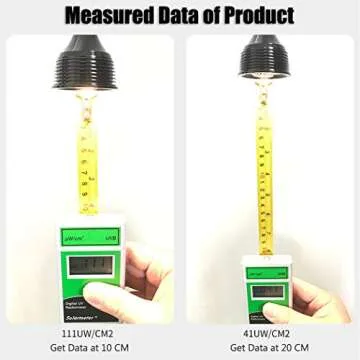 Reptile Turtle Light LED UVA + UVB Sun Lamp with Flexible Clamp Lamp Holder for Reptiles Amphibian Lizard Turtle Snake Tortoises Bearded Dragons Chameleon Lizard(Lamp Bulb Include)