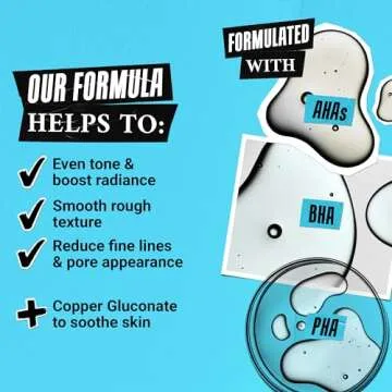 Kiehl's Clearly Corrective Daily Re-Texturizing Triple Acid Peel Serum, Gentle Exfoliating Facial Peel, Smoothes Texture, Primes Skin, with Salicylic Acid, Glycolic Acid, Lactic Acid - 1 fl oz