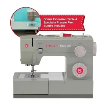 Singer Heavy Duty Sewing Machine with Extension Table