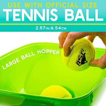 Franklin Pet Supply Ready Set Fetch Automatic Tennis Ball Launcher Dog Toy - Authentic Tennis Ball Thrower - Interactive Toy