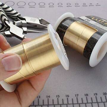 Tarnish-Resistant Copper Wire for Jewelry Making 20 Yards