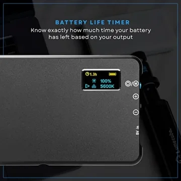 Lume Cube Broadcast Lighting Kit Live Stream Webcam Light for Computer & Laptop Enhance Video Calls Streaming & Vlogging Include Adjustable Tripod & Clip Mount Adjust Brightness & Color Temperature