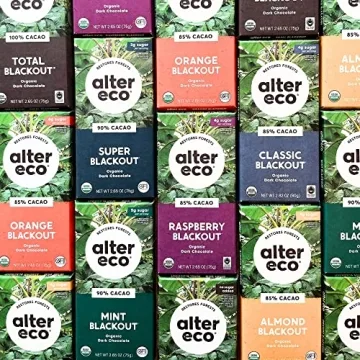 Alter Eco Dark Chocolate Bars | Organic, Fair Trade, Non-GMO