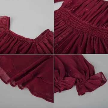 Girls Long Sleeve Fall Dress - Comfortable & Elegant Style