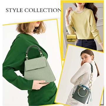 Genuine Leather Braided Handle for Luxury Handbags