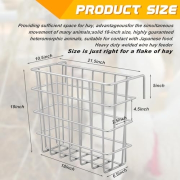 Heavy Duty Hay Feeder for Sheep and Horses