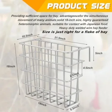 Heavy Duty Hay Feeder for Sheep and Horses