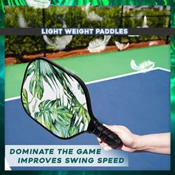 Upstreet Graphite Pickleball Paddle Set | Stylish & Durable Paddles